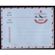 Canada-cover #5405 - 10c Airletter - unused - A26A -