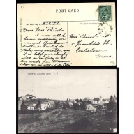 Canada-cover #11854-1c KEVII-p/c-Darling Lake,NS - Ju 12 1909 -