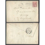 Canada-cover #4878-2c-Vancouver,BC to England-Derby,21-De 29 1910-