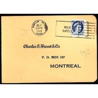 Canada-cover #10384-5c QEII Wilding coil-Wentworth Cnty-Hamilton,Ont - Jul 25