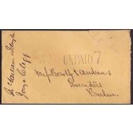 Canada-cover #10468-Stampless-Perth Cnty-Stratford,CW- Sp 25 1865