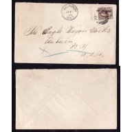 Canada-cover #4641- 3c-partial plate-Parry Sound dist.-Dunchurch,Ont-M5 26 1920-