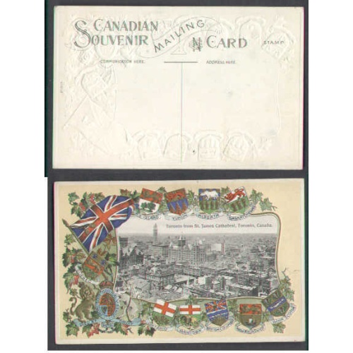 Canada-cover #5430 -unused patriotic-shows St. James Cathedral , Toronto , Ont-