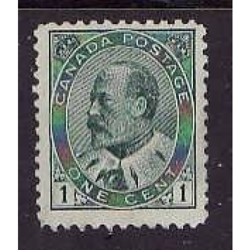 Canada-Sc#89- id7-unused  no gum 1c green KEVII-1903-