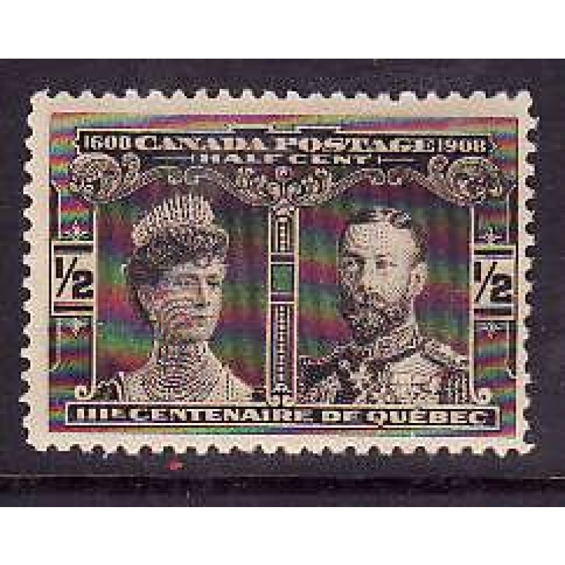 Canada-Sc#96- id7-unused og disturbed gum 1/2c Prince,Princes of Wales-1908-1903-