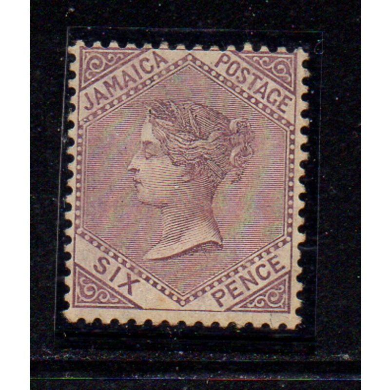 Jamaica Sc 51 1909 6d dull violet Victoria stamp mint