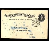 Canada-cover #13105-1c stationery-Hamilton & Allandale / MC [ON 162