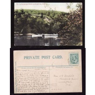 Canada-cover #5018-1c p/c-partial Katrine Station-Langlands Rock at Katrine Ont.-