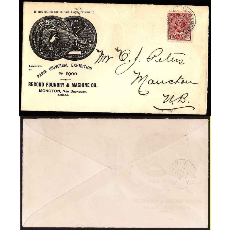 Canada-cover #14123-2c-advert-Levis & Montreal RPO/3[QC 72.03 RF E]- EST Oc 30