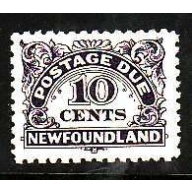 Newfoundland-Sc#J6- id7-unused NH 10c Postage Due-1939-