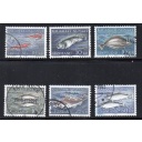 Greenland Sc 136-141 1982-86 Fish stamp set used