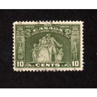 CANADA USED 10 CENT OLIVE GREEN LOYALIST # 209 VF