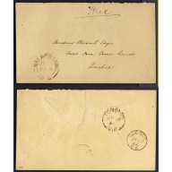 Canada-cover #10473-Stampless-Bruce Cnty-Walkerton,UC - Jy 14 1864