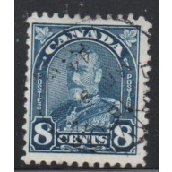 Canada Sc 171 1930 8c dark blue G V arch issue stamp used