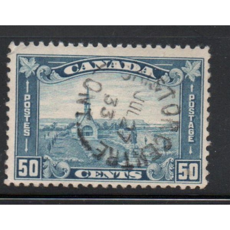 Canada Sc 176 193050c dull blue Grand Pre Church stamp used