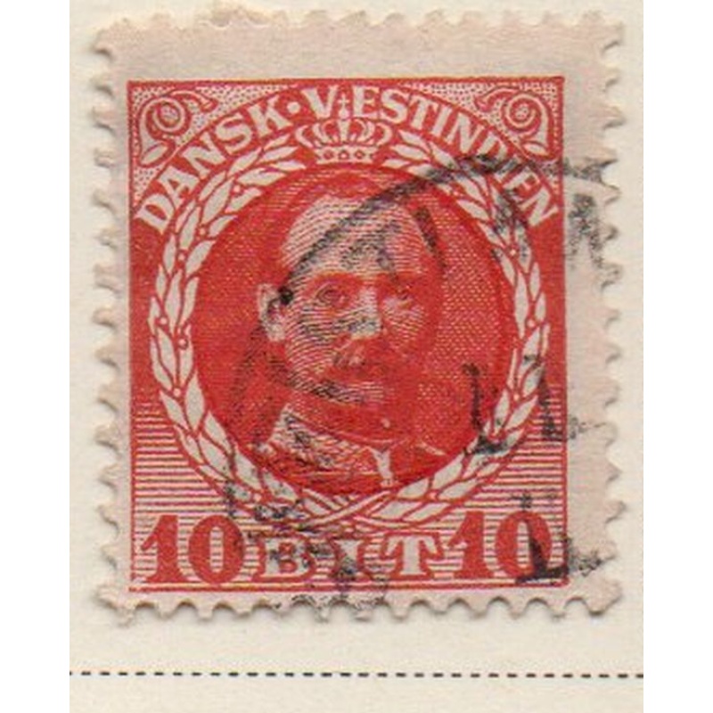 Danish West Indies Sc 44 1908 10 bit Frederik VIII stamp used