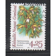 Greenland Sc 280 1995 4.25 kr Orchids stamp used