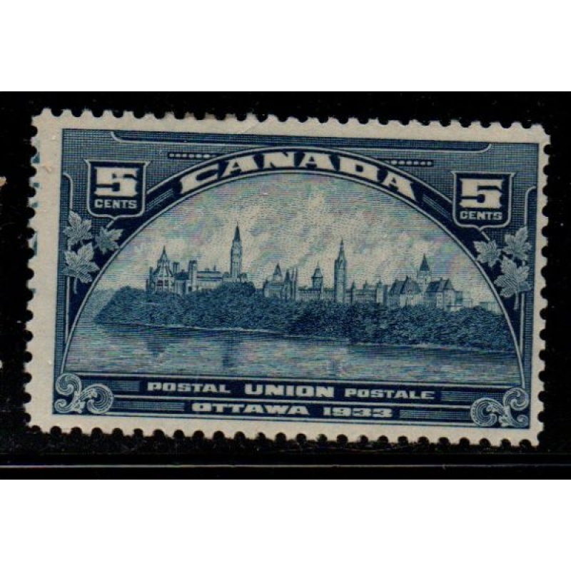 Canada Sc 202 1933 5c UPU Conference stamp mint
