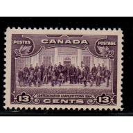 Canada Sc 224 1935 13c Charlottetown Conference stamp mint NH