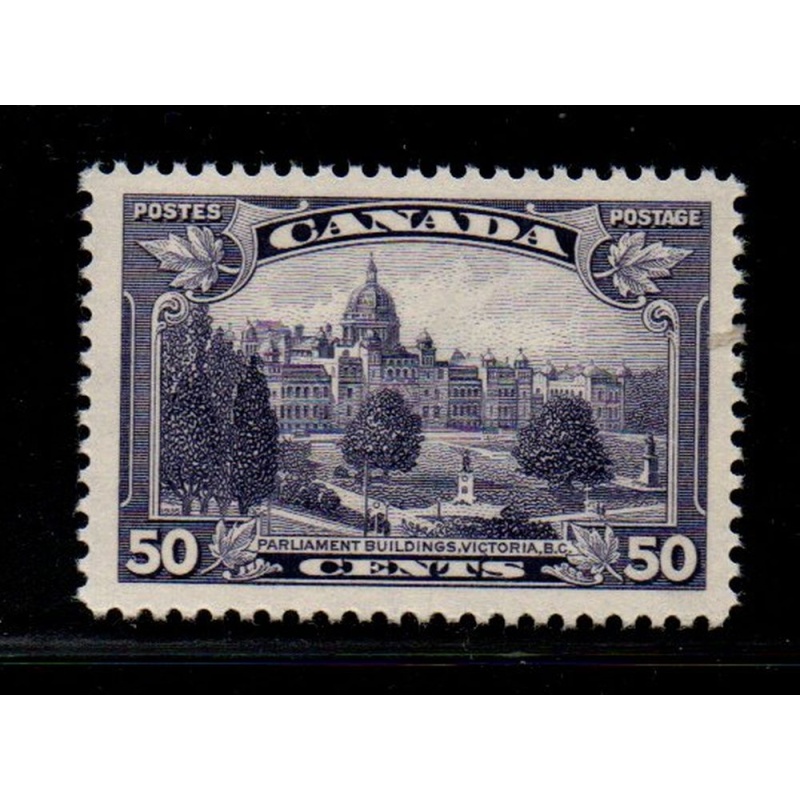 Canada Sc 226 1935 50c Victoria Parliament Building stamp mint NH
