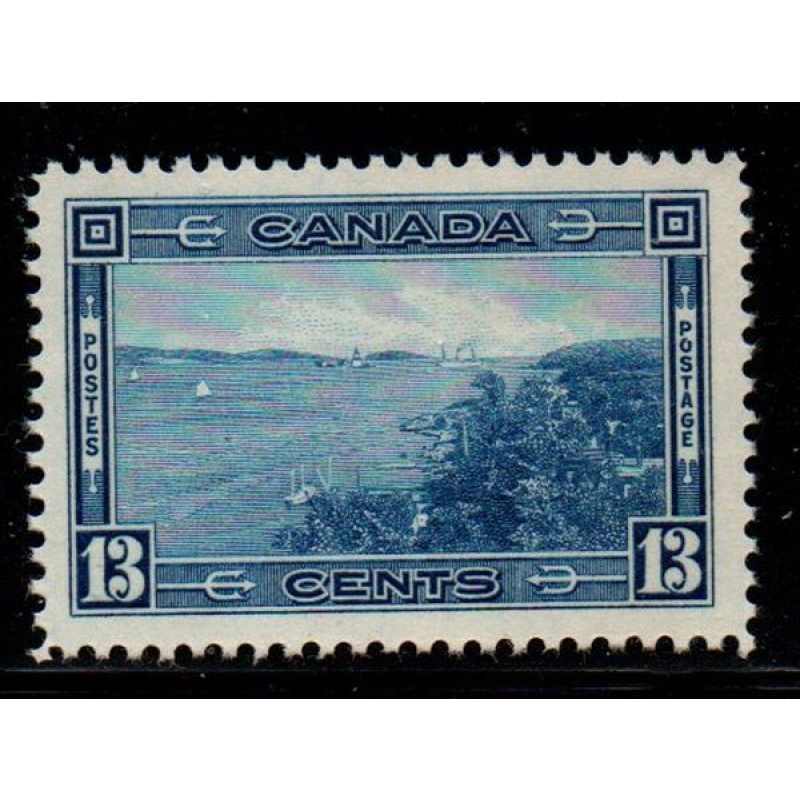 Canada Sc 242 1938 13 c Halifax Harbour stamp mint NH
