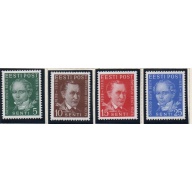 Estonia Sc 139-42 1938 Estonian Scholars stamp set mint