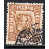 Iceland Sc 100 1915  3 aur 2 Kings stamp used