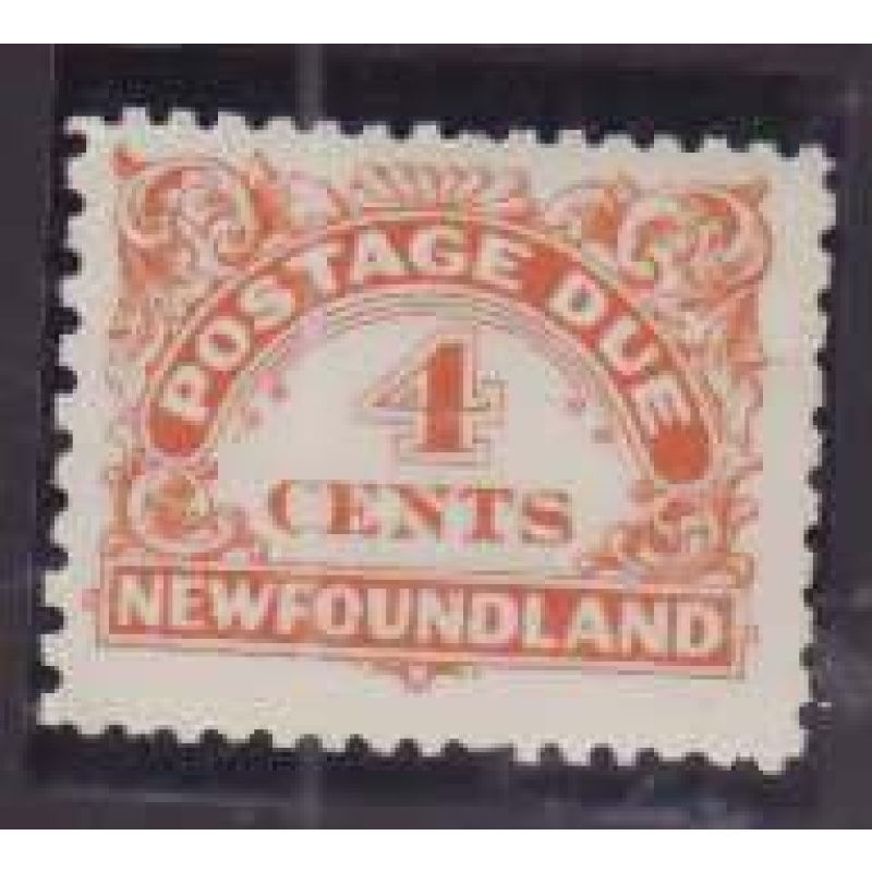 Newfoundland-Sc#J4- id70-unused NH og 4c Postage Due-1939-perf 11x9-