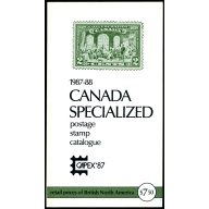 Canada Specialized Postage Stamp Catalogue. 1987-88