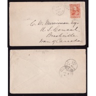 Newfoundland cover-#39-2c KEVII to Canada-St John's,NEWF'D duplex