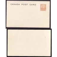 Canada-cover #5998-1c orange Scroll card-type 5 postal stationery-P38b  unused -