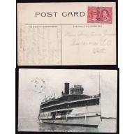 Canada-cover #12031-2c Tercentenary-Welland Cnty-Crystal Beach-Steamer