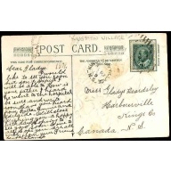 Canada-cover #11852-1c KEVII-p/c-Kingston Village, NS - Au 03 1909 -