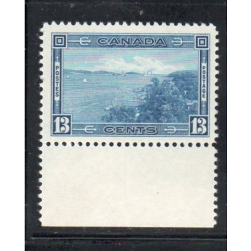 Canada Sc 242 1938 13 c Halifax Harbour stamp mint NH