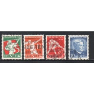 Switzerland Sc B61-64 1932 Pro Juventute Sports stamp set used