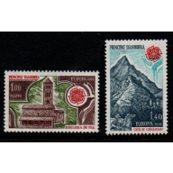 Andorra (Fr) Sc 262-63 1978 Europa stamp set mint NH