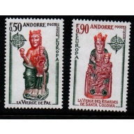 Andorra (Fr) Sc 232-33 1974 Europa stamp set mint NH