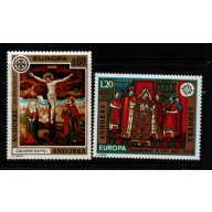 Andorra (Fr) Sc 236-37 1975 Europa stamp set mint NH