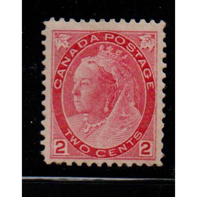 Canada Sc 77 1899 2c carmine Victoria Numeral stamp mint
