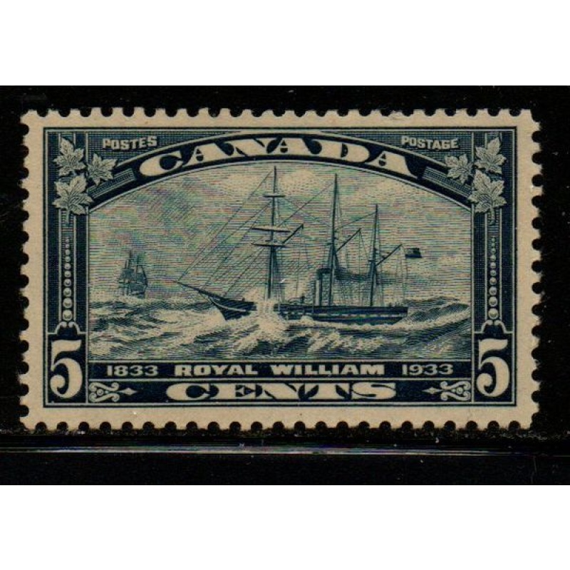 Canada Sc 204 1933 5c Royal William Steamship stamp mint