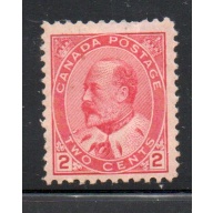 Canada Sc 90 1903 2c carmine Edward VII stamp mint