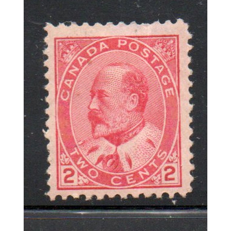 Canada Sc 90 1903 2c carmine Edward VII stamp mint