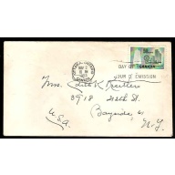 Canada-cover #13522-50c #334-FDC-Ottawa Ontario,Canada - No 2 1953 -