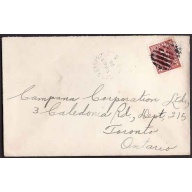 Canada-cover #10260-3c KGVI mufti-Lower Caraquet, NB - Fe 02 1939