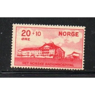 Norway Sc B4 1931 Radium Hopsital charity stamp mint