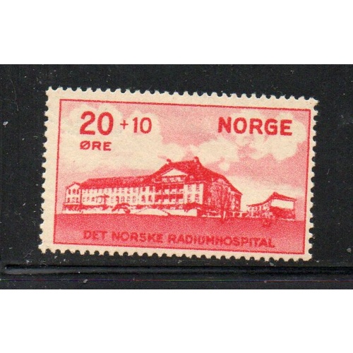 Norway Sc B4 1931 Radium Hopsital charity stamp mint