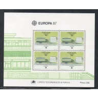 Portugal  Madeira Sc 119a 1987  Europa stamp sheet mint NH