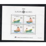 Portugal  Azores Sc 382 1989 Europa stamp sheet mint NH