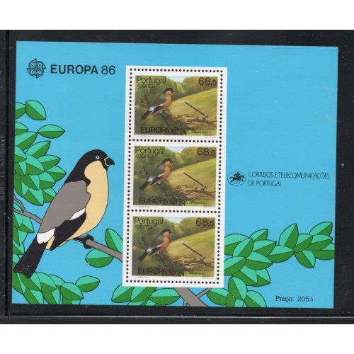 Portugal  Azores Sc 356a 1986  Europa stamp sheet mint NH