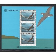Portugal  Madeira Sc 110a 1986  Europa stamp sheet mint NH